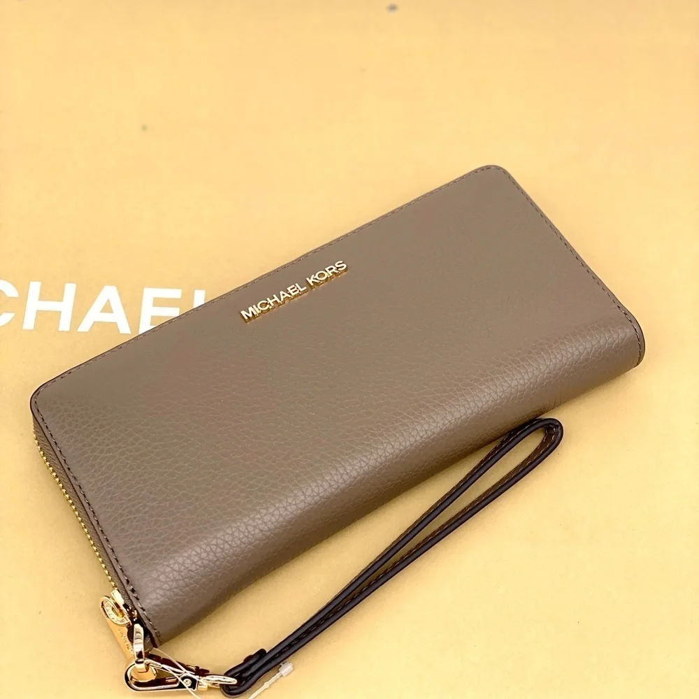 Michael Kors Large Continental Wallet Wristlet Dusk Color